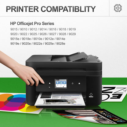 962XL Ink Cartridges Compatible for HP 962 962 XL Ink Cartridges for HP 9018e 9015e 9010 Series Printer (4 Pack)