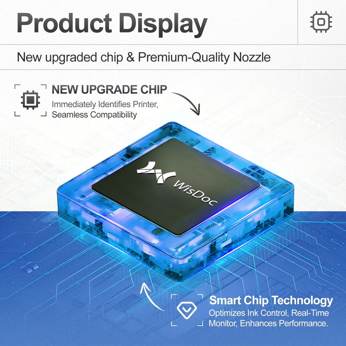 LC401 Ink Cartridge for Brother LC401 Ink for MFC-J1170DW MFC-J1010DW MFC-J1012DW Printer (1 Black, 1 Cyan, 1 Magenta, 1 Yellow)